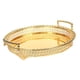 thumbnail image 4 of Bandejas para café, té y frutas, elegante bandeja multiusos para guardar joyas y frutas. Dorado, 4 of 9