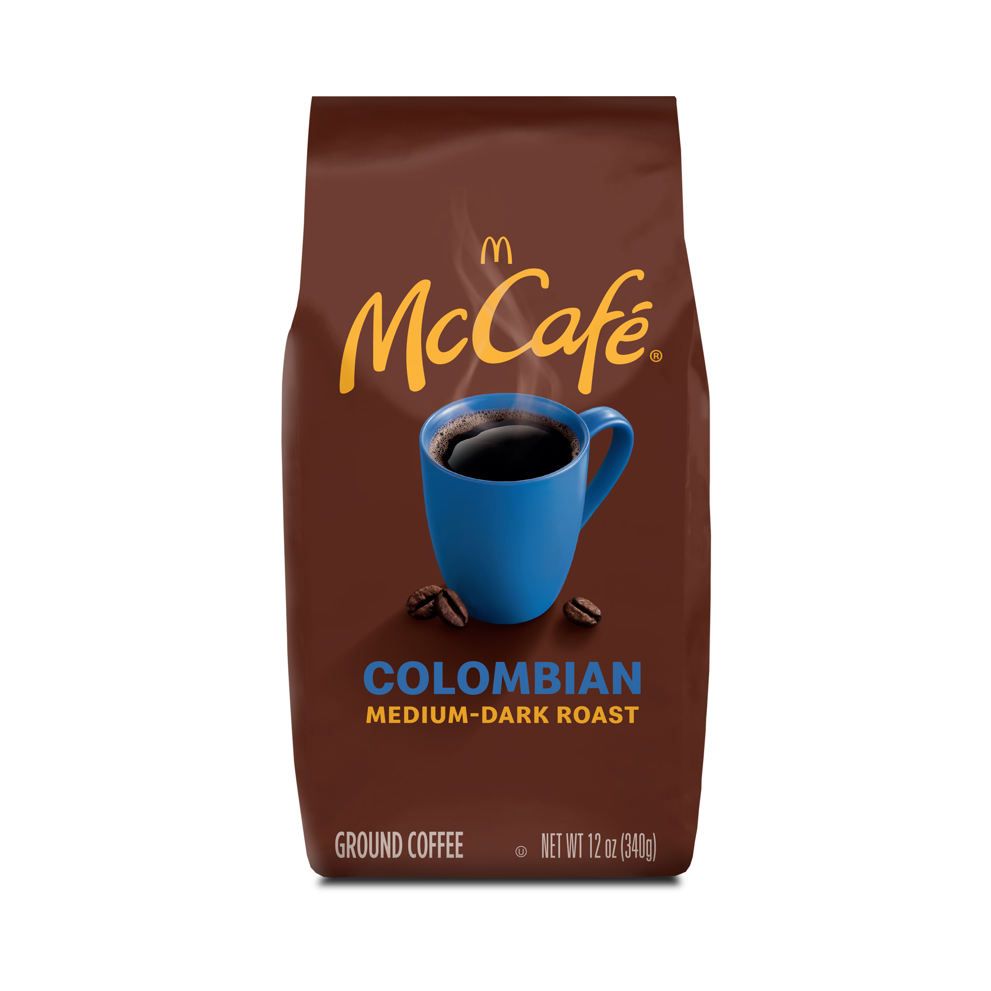 McCafe Colombian, Medium-Dark Roast, Ground Coffee, 12 oz
