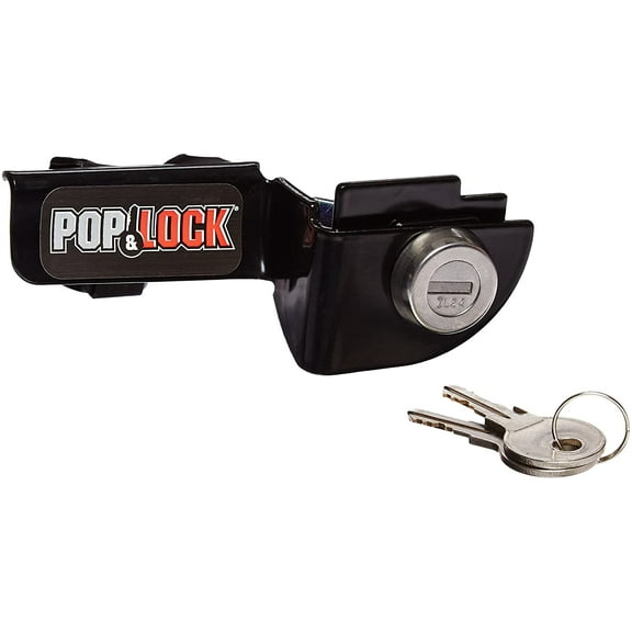 Popandlock PL3300 Pop & Lock Pl3300 Black Manual Tailgate Lock For Dodge Ram 1500/2500/3500