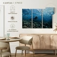 thumbnail image 5 of Elephant Stock Scuba Diver Wall Art - Horizontal Multi Panel Canvas - Living Room Wall Decor - Hobbies And Lifestyle Multi Panel - Teal And Blue Decor - 38" x 24", 5 of 8