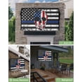 thumbnail image 6 of Outdoor Tv Cover 50 To 55 Inch, Independence Day Patriot American Flag Skull Waterproof And Weatherproof Tv Covers Tv Display Protectors For Outside Flat Screen Tv 52x30x4.5In, 6 of 6