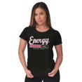 thumbnail image 4 of Funny Lazy Energy Loading Coming Soon Womens Slim Fit Graphic Tee Brisco Brands M, 4 of 5