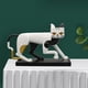 thumbnail image 4 of Escultura de estatuilla de gato Estatuilla De Gato Adorno Decoración Para El Hogar Escaparate Estante Escultura Regalo Blanco Magideal Escultura de estatuilla de gato, 4 of 7