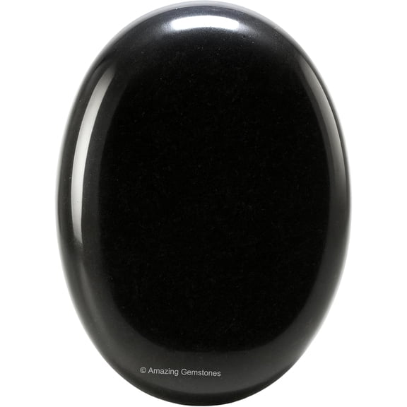 Black Obsidian Crystals & Healing Stones - Large Palm Stone Crystals Piedra