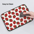 thumbnail image 5 of Bingfone Hand Drawn Strawberry Laptop Sleeve Case 13 inch , 360° Protective Computer Carrying Bag, 5 of 8