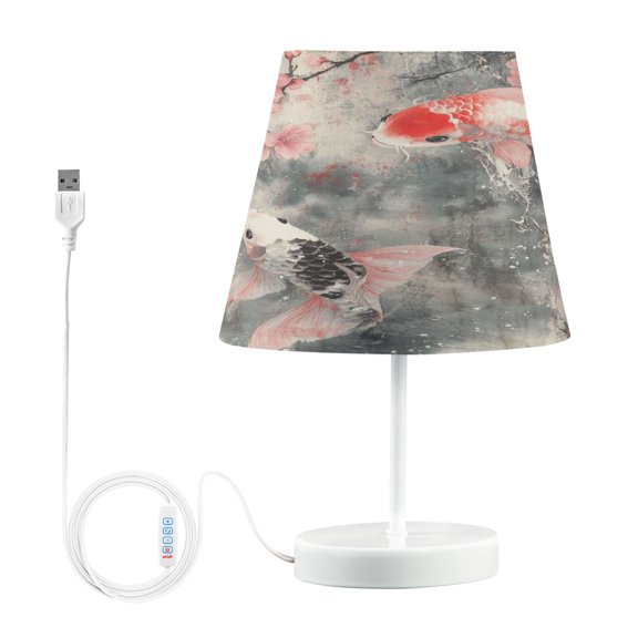 BZSMCE Table Lamp Creative Goldfishs Simple Pattern Night Light