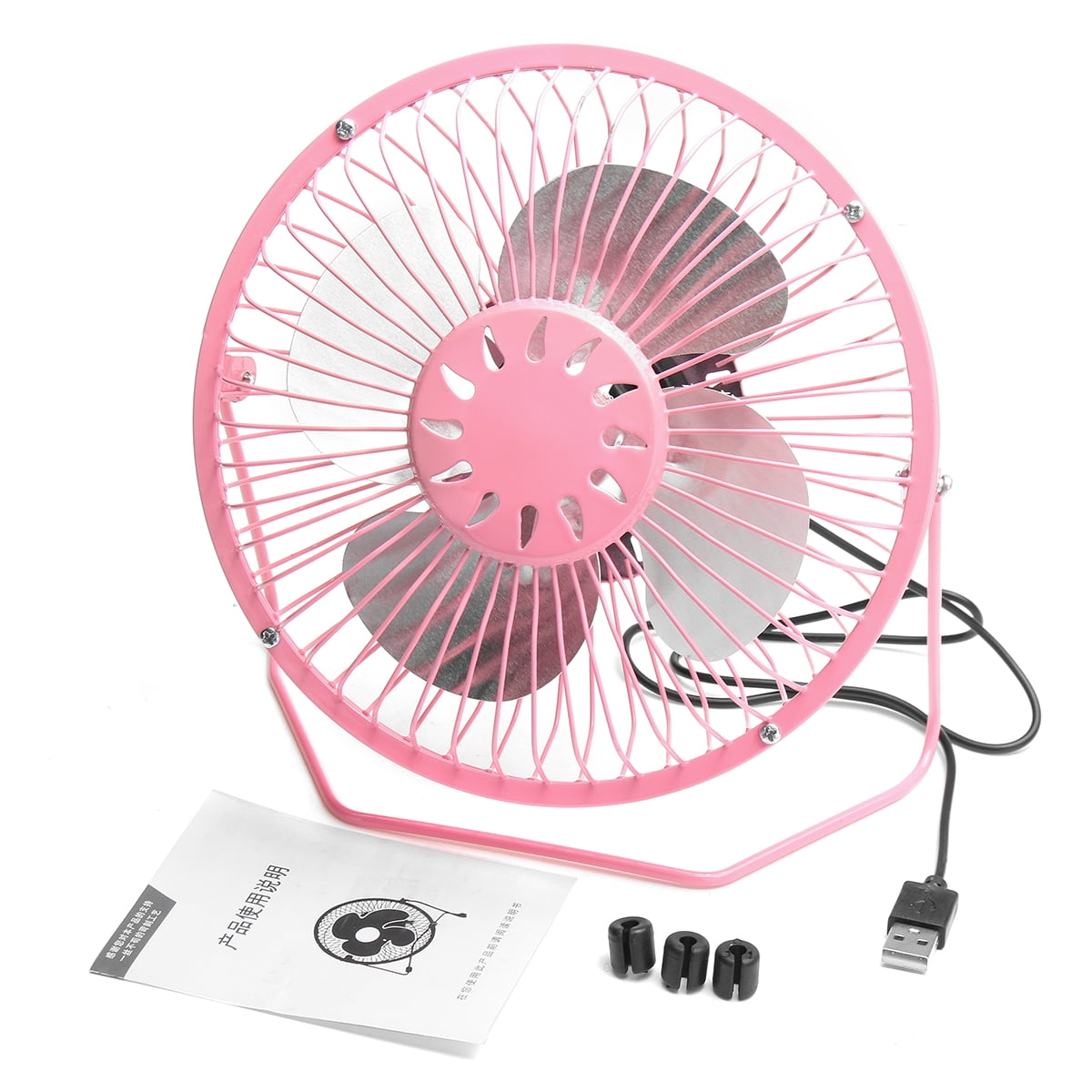 7'' Inch Mini Portable Quiet Round USB Desk Small Powerful Cooling