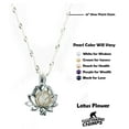 thumbnail image 3 of Lotus Flower Chattering Chimps Love Wish Pearl Kit DIY Chain Pendant Necklace, 3 of 6