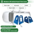 thumbnail image 2 of Unique Bargains Window Lift Switch Panel Trim Cover for Honda CR-V 2017-2022 Blue, 2 of 6