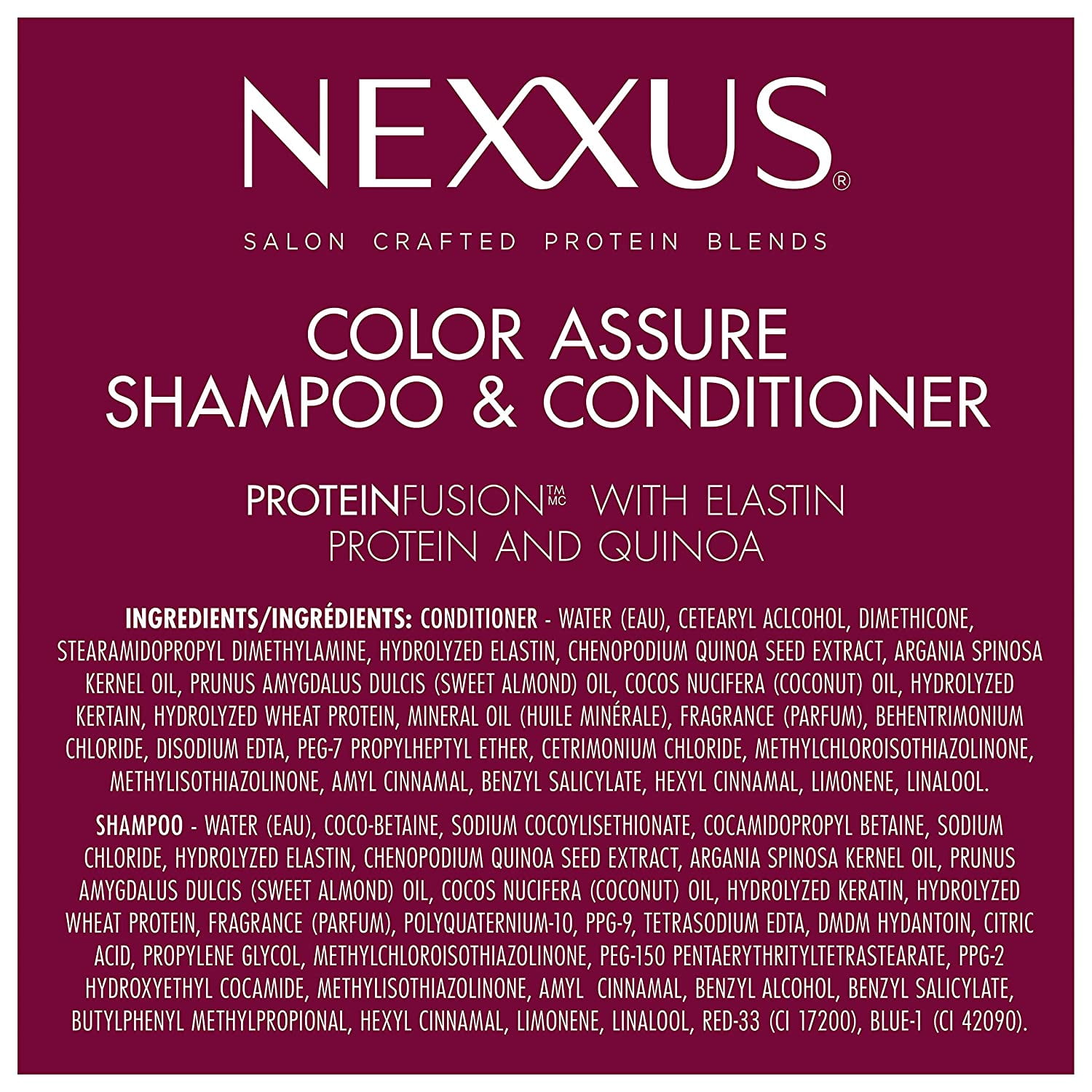 Nexxus Color Assure Shampoo and Conditioner, 32 Fluid Ounce (Pack of 2), 1  unit - Gerbes Super Markets