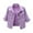 Purple, variant on YOUSNH Women's Short Casual Fashion Three Quarter Sleeve Denim Jacket Jackets for Women S