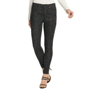 DKNY Womens Jeans Faded /00 Hi-Rise Ankle Skinny Stretch Black 24
