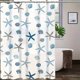 thumbnail image 4 of 1 unidad con patrón cortina de ducha PEVA cortina de ducha impermeable cortina de partición de baño accesorios de decoración de baño, 4 of 5