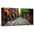 thumbnail image 4 of DESIGN ART Designart "Acorn Street Massachusetts" Landscape Canvas Wall Artwork Print - Multi-color 60 in. wide x 40 in. high, 4 of 4
