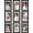 Black, variant on 10x10 Picture Frame Set of 9, Display Pictures 8x8 with Mat or 10x10 without Mat, Multi Collage Gallery Square Photo Frames for Wall or Tabletop, White