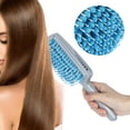 thumbnail image 3 of Hair Drying Comb, Anti-Radiation Quickly Lightweight Design Anti-Dandruff Comb, Engineered Handle for Hair Girls, 3 of 7