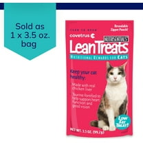 Nutrisential Lean Treats for Cats - Soft Cat Treats for Small, Medium, Large Cats - Nutritional Low Fat Bite Size Feline Treats - Chicken Flavor - 1 Pack - 3.5oz