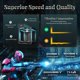 thumbnail image 5 of Impresora 3D FLASHFORGE AD5X multicolor de 600 mm/s, velocidad 220 x 220 x 220 mm, 5 of 7