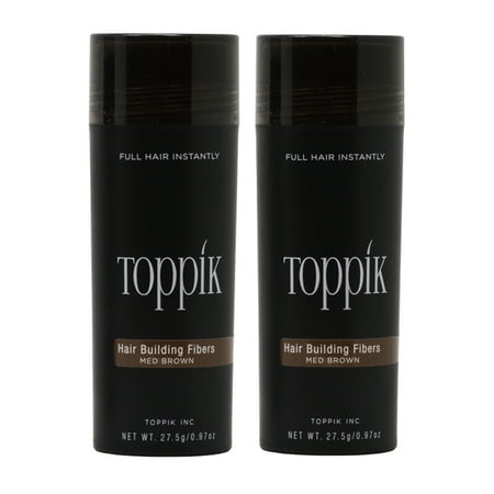 Toppik Hair Building Fibers Medium Brown 0.97oz (Pack of 2)
