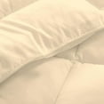 thumbnail image 5 of 5 Piece Luxury Long Box Pattern Comforter By D.N.G. BEDDINGS Set Premium Super Soft, All Season, 800 Thread Count, 100% Egyptian Cotton, Twin/Twin XL Size Ivory Color, 5 of 5