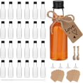 thumbnail image 1 of FZC-36 Pack Mini Bouteilles de Liqueur 2oz Bouteilles de Jus Mini Bouteilles de Shooting avec Couvercles 50ml Bouteilles de Gingembre Réutilisables pour Vin avec 36 Étiquettes, 4 Entonnoirs, Brosse et Ficelle, 1 of 4