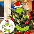 thumbnail image 3 of Christmas Decorations for Tree - Funny Christmas Tree Ornament Thief Stole Tree Topper Head Arms and Legs for Holiday Xmas Home Party Decorations, 3 of 9