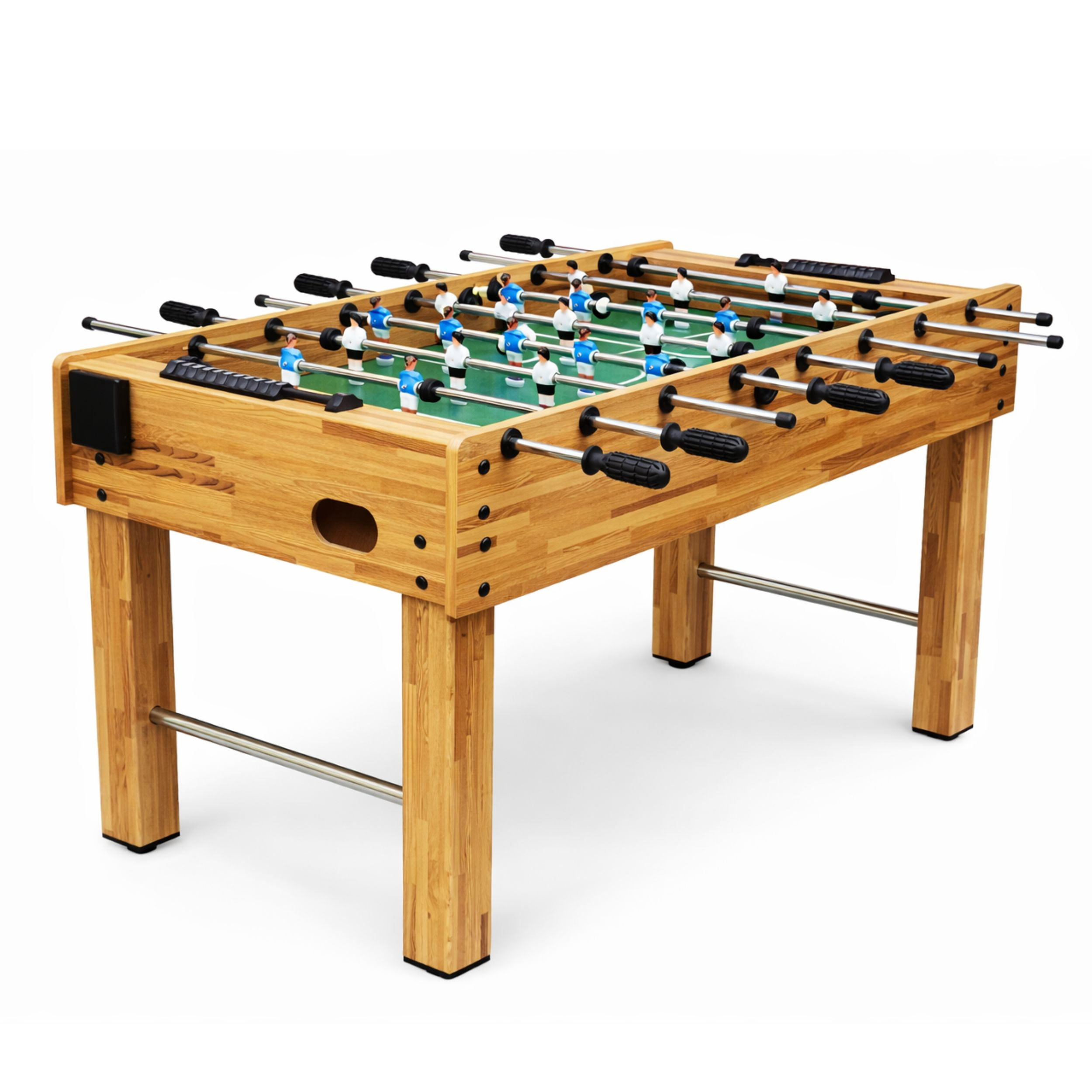 GOMYHOME 48" Foosball Table Game Table with MDF Cabinet and Steel Rods