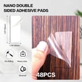 thumbnail image 2 of Nano Double Sided Adhesive Pads, Heavy Duty Mounting Tapes for Walls, No Damage Removable Clear Sticky Pads, Waterproof Strong Bond for Hanging Pictures, DIY Craft, Home Office, Clear, 2 of 6