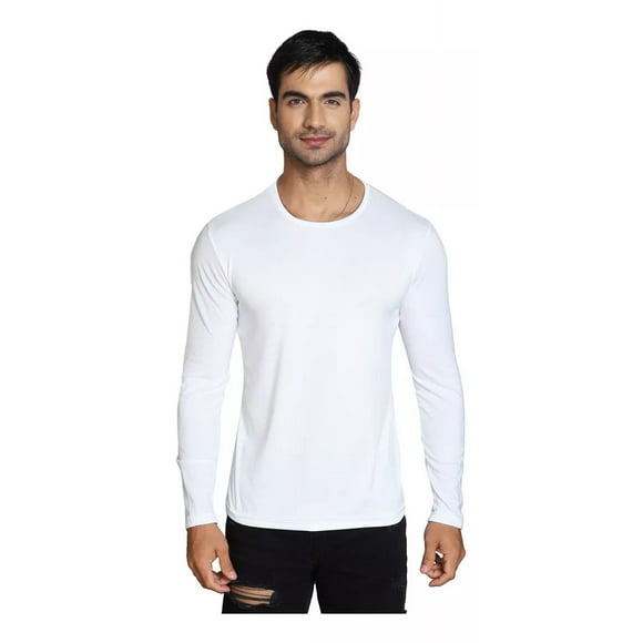 Playera Caballero Hombre Slim Fit Muy Comoda Manga Larga