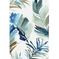 thumbnail image 2 of Jensen, Asia 13x18 White Modern Wood Framed Museum Art Print Titled - Blue Tropical Heat II, 2 of 4