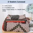 thumbnail image 4 of Piccocasa Sofa Cover Floral Stretch Sofa Slipcover #15 Sofa-3seater 76" x 90", 4 of 7