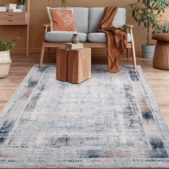 BY COCOON Tapis 8'x10 Pieds / Tapis pour Salon Tapis pour Chambres Tapis Tapis Lavable Tapis Salon Tapis de Chambre Tapis pour Salon Tapis pour Chambre Tapis (240 cm x 305 cm)