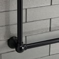 thumbnail image 4 of Kingston Brass DTC323619MB 36 in. Maximilien Wall Mount Towel Rack, Matte Black, 4 of 5