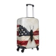 thumbnail image 6 of Cauagu American Flag Butterfly Wall Print Travel Luggage Cover,Travel Dust-proof Suitcase Cover Softside Suitcase Protector for 18-32inch,Not Included Suitcase, 6 of 8