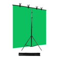 thumbnail image 1 of Runquan Green Screen Backdrop Stand Kit Photo Backdrop Stand for Gaming Photography B, 1 of 8