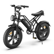 HAPPYRUN 20*4.0'' Fat Tire Electric Bicycle 750W E-Bike with 48V 18Ah Removable Battery, Ideal for All Ages