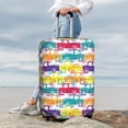 thumbnail image 7 of Hirioo Colorful Car for Elasticity Suitcase Cover (No luggage Included) Durable Luggage Protector Fits 18-32 Inch Luggage-Large, 7 of 7