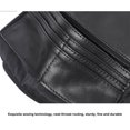 thumbnail image 3 of maskred Leather Men Wallet Solid Color Replacement Polyester Lining Zipper Coin Pocket Purse Notecase Handbag with Lanyard, 3 of 6