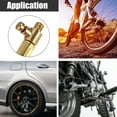 thumbnail image 3 of Stainless Steel 30cm Air Chuck Inflator Compressor Pump Extension Hose for Car Motorbike Quick Connect Release, 3 of 6