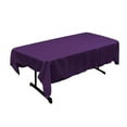 thumbnail image 1 of TCpop60x90-PurpleP23 LA Linen Nappe Rectangulaire en Polyester, Violet - 60 x 90 Po., 1 of 4