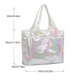 thumbnail image 2 of Bolso de uso diario para mujer Bolso de mano informal de gran capacidad Bolso impermeable de viaje para compras, 2 of 8