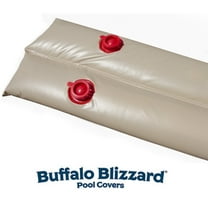 Buffalo Blizzard Tan 22 Gauge 8' Rectangle Double Chamber Water Bags for Pool Closing, 12 Pack