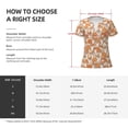 thumbnail image 5 of Naloa Corgi Animal Print T-Shirts Short Sleeve V Neck Tees for Women Fashion Tops Trendy Lightweight Soft Casual Summer Outfits Clothes, 5 of 5