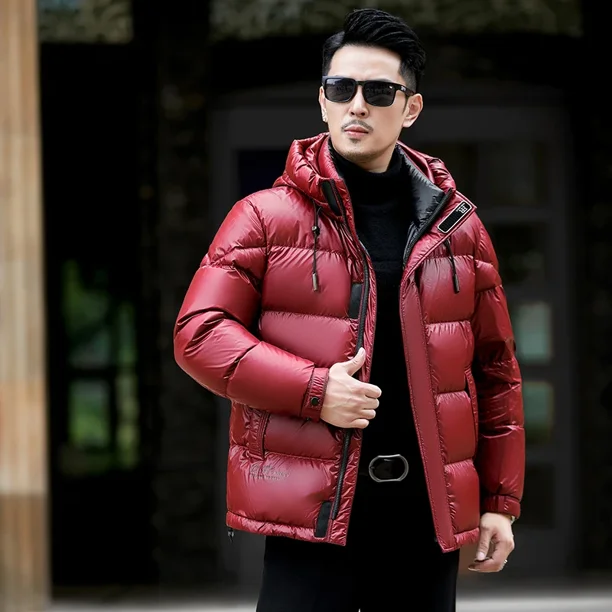 Chaqueta De Invierno Para Hombre - Acolchada, Con Capucha Y Forro Polar, Resistente Al Viento, Varios Colores