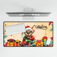 thumbnail image 4 of Merry Christmas Santa Sphynx Scarf Twinkling Lights Xmas Holiday Desk Mat Full Keyboard Mouse Pad Cat Lover Kitten Owner Gifts Idea Large Mousepad - 00022, 4 of 5