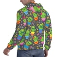thumbnail image 6 of Fotbe Men's Hoodie with Cactus In Pots Pattern - Kangaroo Pocket Pullover Hooded Sweatshirt, Perfect for Daily Wear, Travel, and Home-Large, 6 of 7