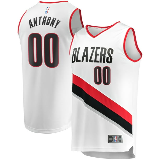 Carmelo Anthony Portland Trail Blazers Fanatics Branded 2019 20 Fast Break Replica Player Jersey White Association Walmart Com Walmart Com