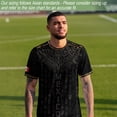 thumbnail image 4 of Mexico Soccer Jersey - Mexico Aztec Mayan Calendar for 2026 Soccer Game Fans, Mexico Team Soccer Jersey for Men Black 3XL, 4 of 11