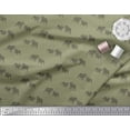 thumbnail image 2 of Soimoi Velvet Fabric Bull Dog Print Fabric by The Yard 58 Inch Wide, 2 of 3