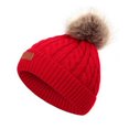 thumbnail image 1 of Bonnet Pompon Mode Bébé Unisexe Automne Hiver Bonnet Chaud Épaissir Chapeaux, 1 of 9